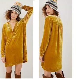 Anthropologie Melody Velvet Tunic Dress. I wore this once last year.